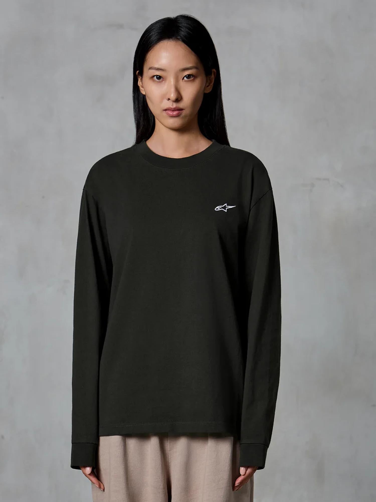 Alpinestars Essentials Ageless Longsleeve Shirt Off Black S Figure 7