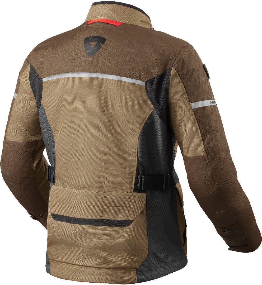 Revit Outback 4 H2O Motorcycle Textile Jacket brown XL Figure 2