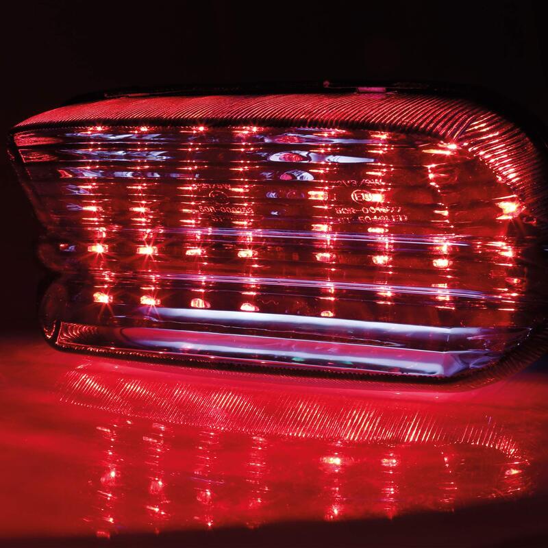 HIGHSIDER smart LED-baklykta Svart Yamaha Style, E-godkänd (1st) Figur 5