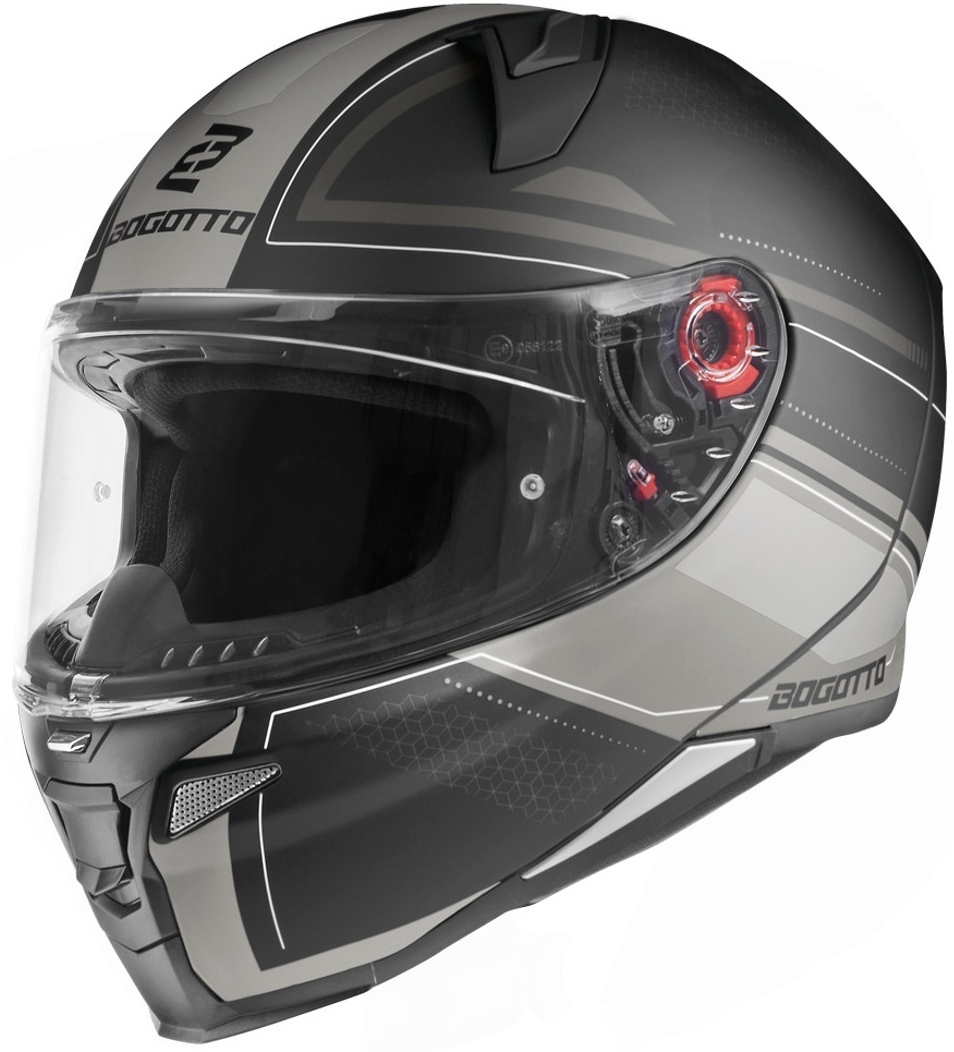 Bogotto FF110 Cinder Casco negro mate/titanio S Figura 2