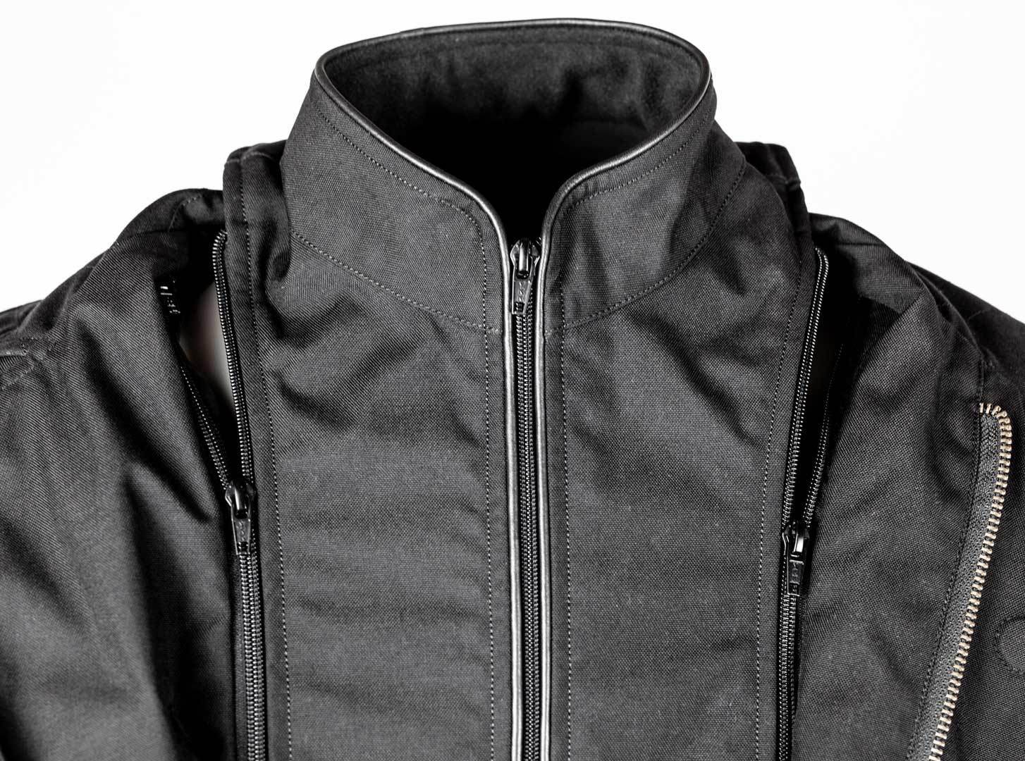 Side view of GMS Francine waterproof Ladies Motorcycle Textile Jacket