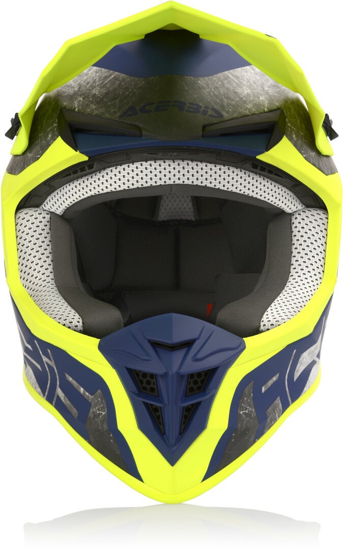 Acerbis Linear Casco Motocross giallo/blu M (57/58) Figura 6