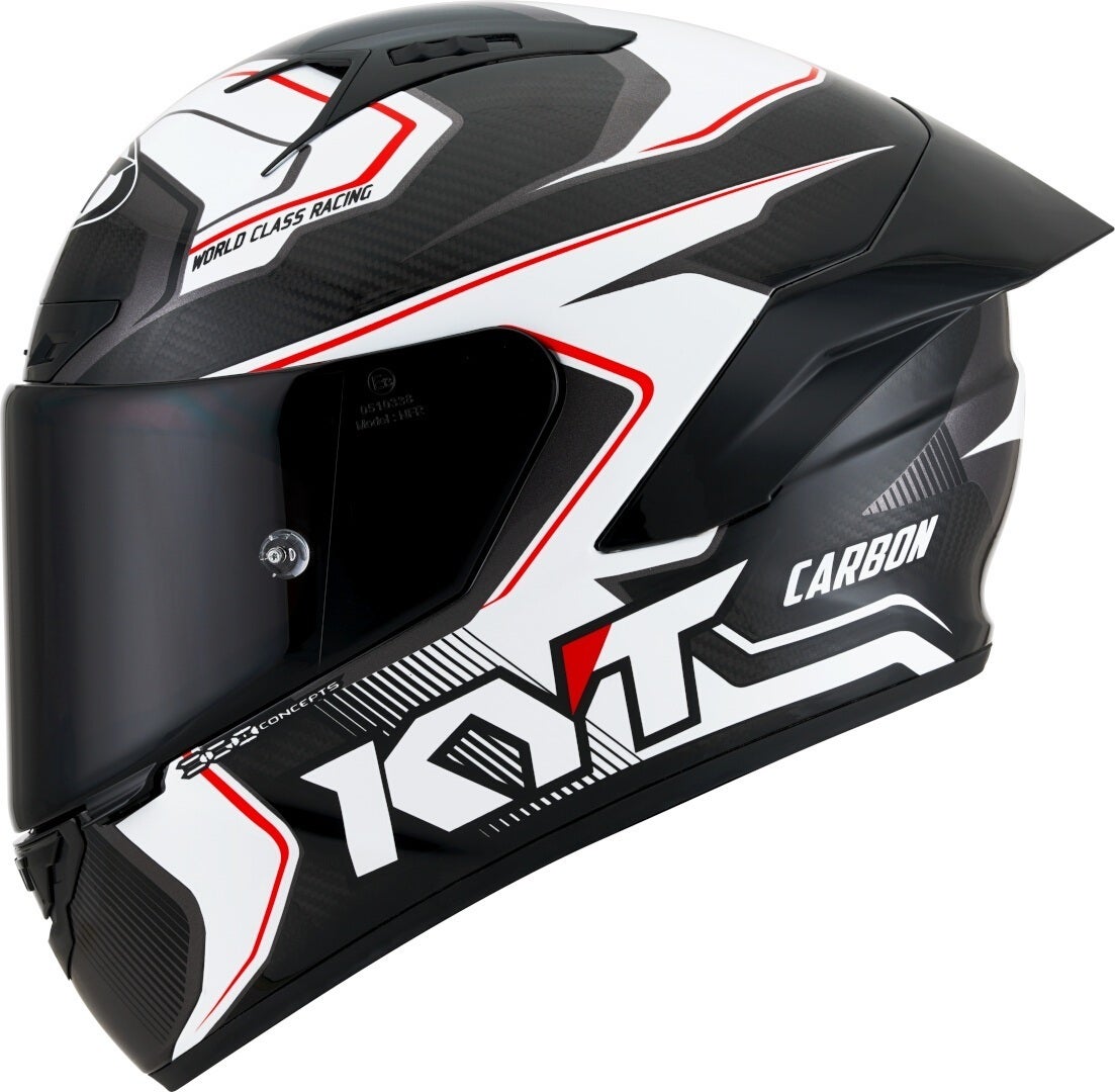 KYT NZ Race Carbon Competition Helmet white S (55/56) Figure 3
