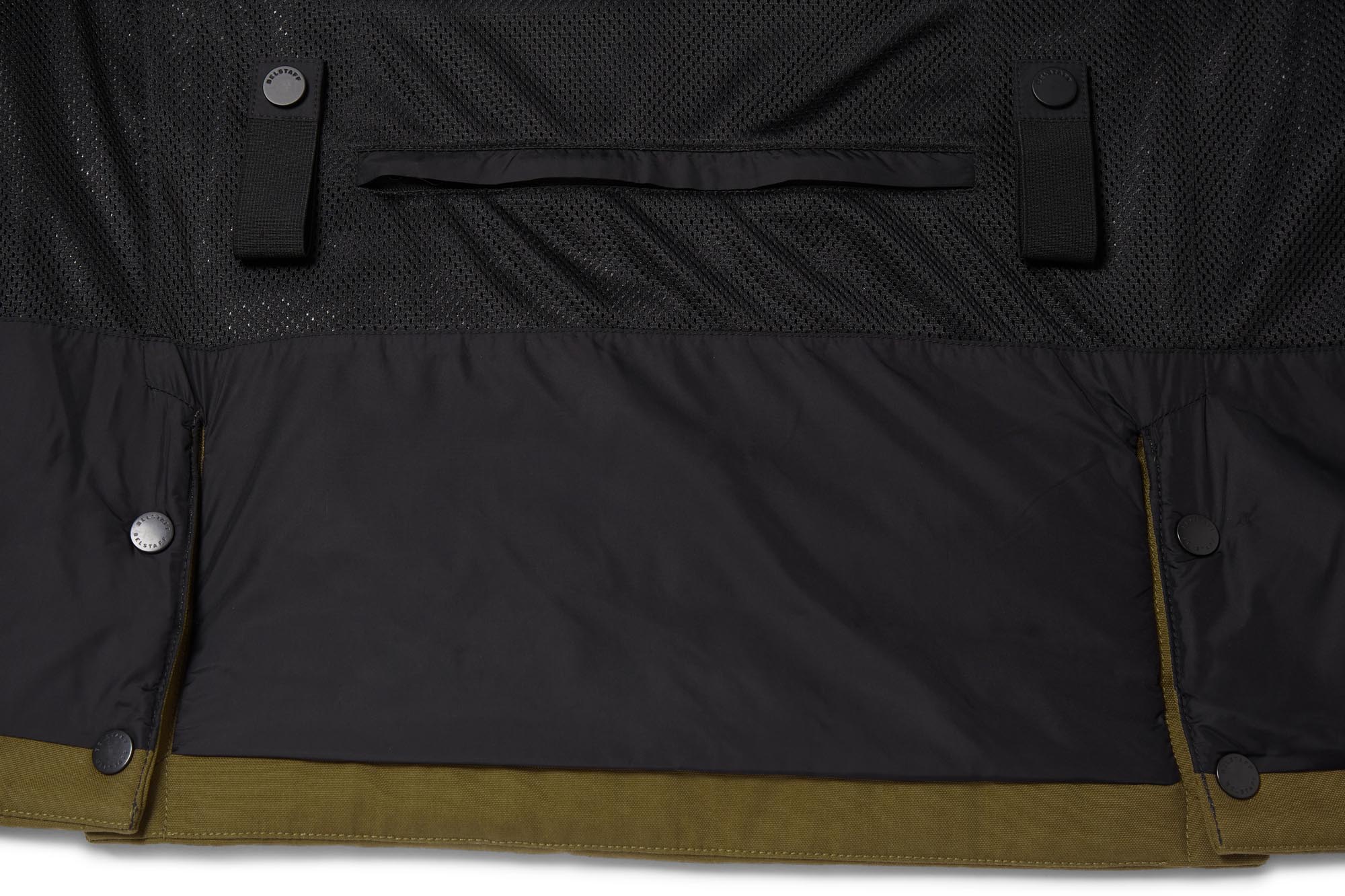 Belstaff Calder impermeabile Giacca tessile moto oliva 2XL Figura 6