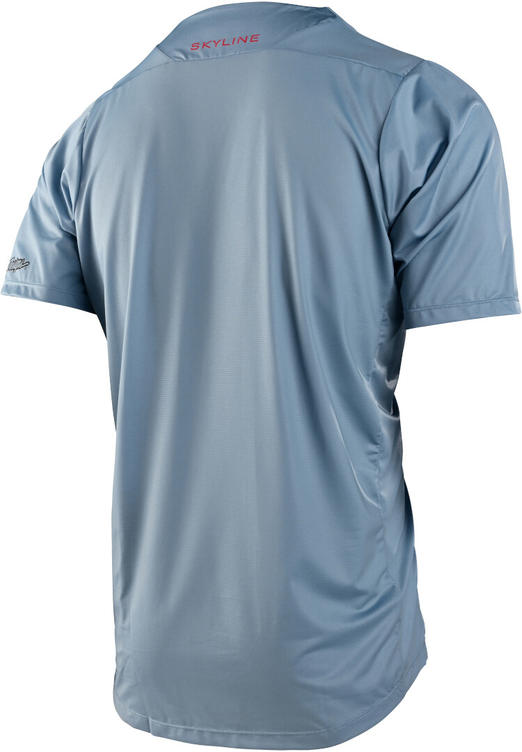 Troy Lee Designs Skyline Jet Fuel Shortsleeve cykeltröja ljusblå/mörkblå L Figur 2