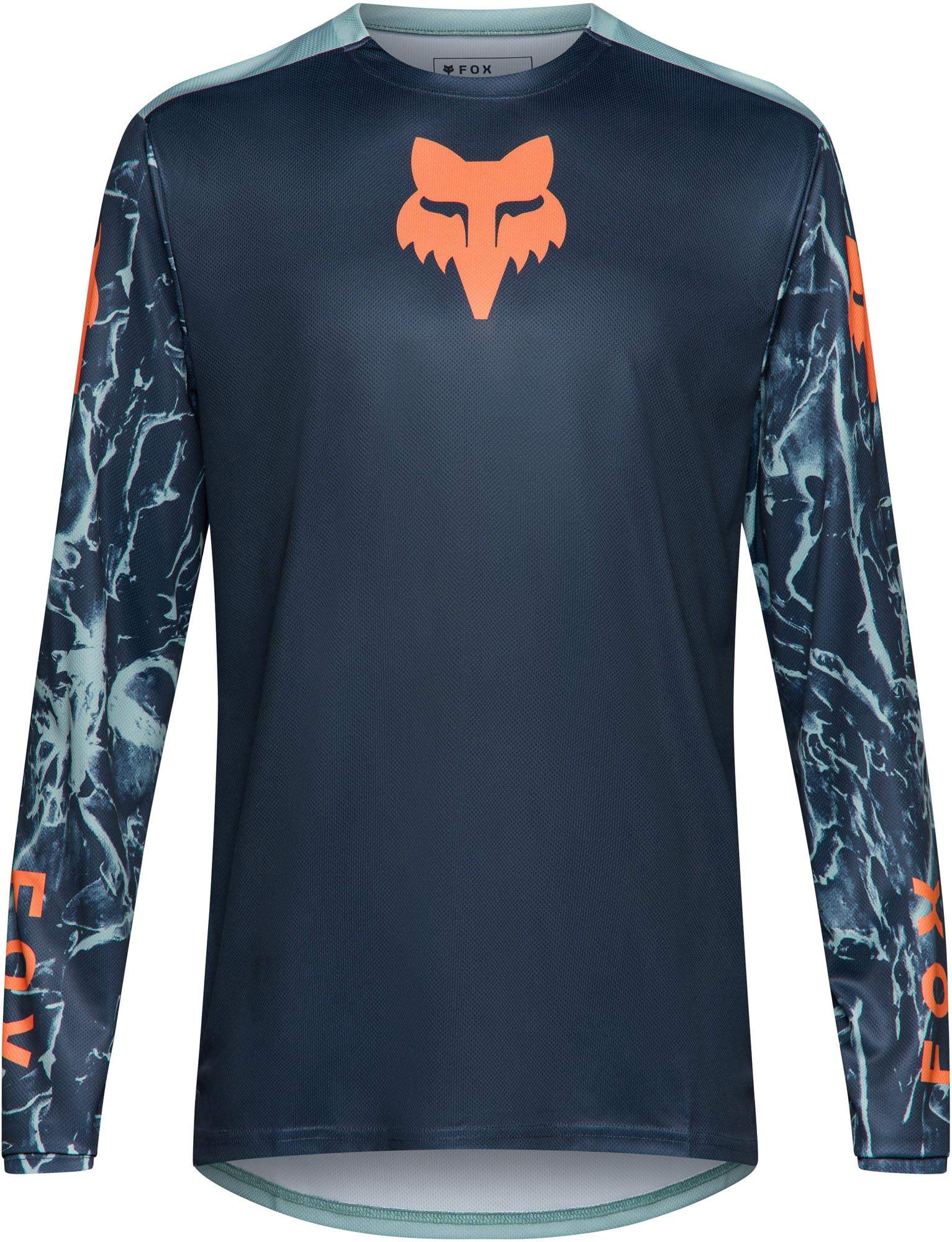 FOX Ranger LS Image Print Велосипедная майка синий M Рисунок 1