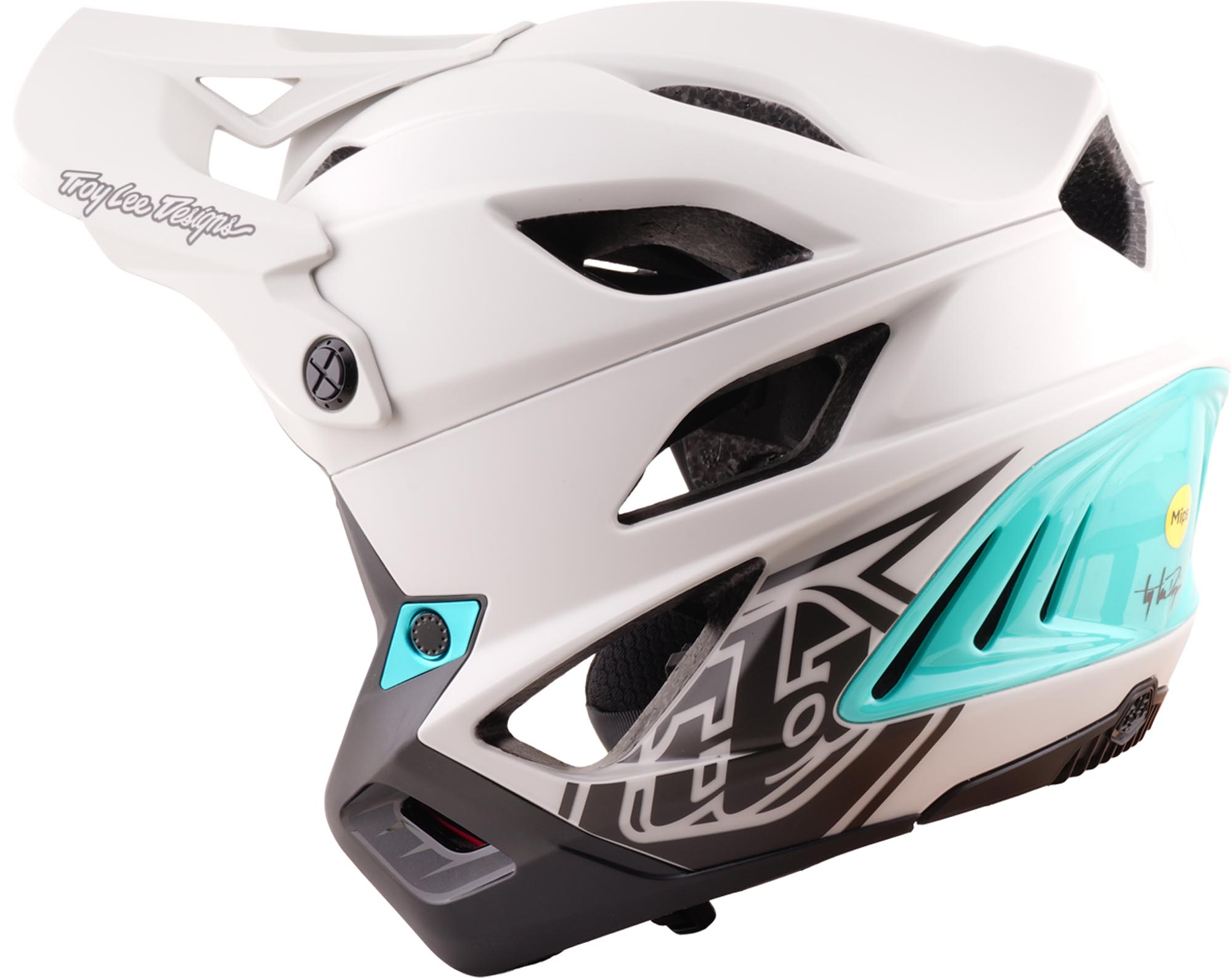 Troy Lee Designs Stage Stunt MIPS Drone Casque de vélo gris/turquoise M-L (57/59) Figure 7
