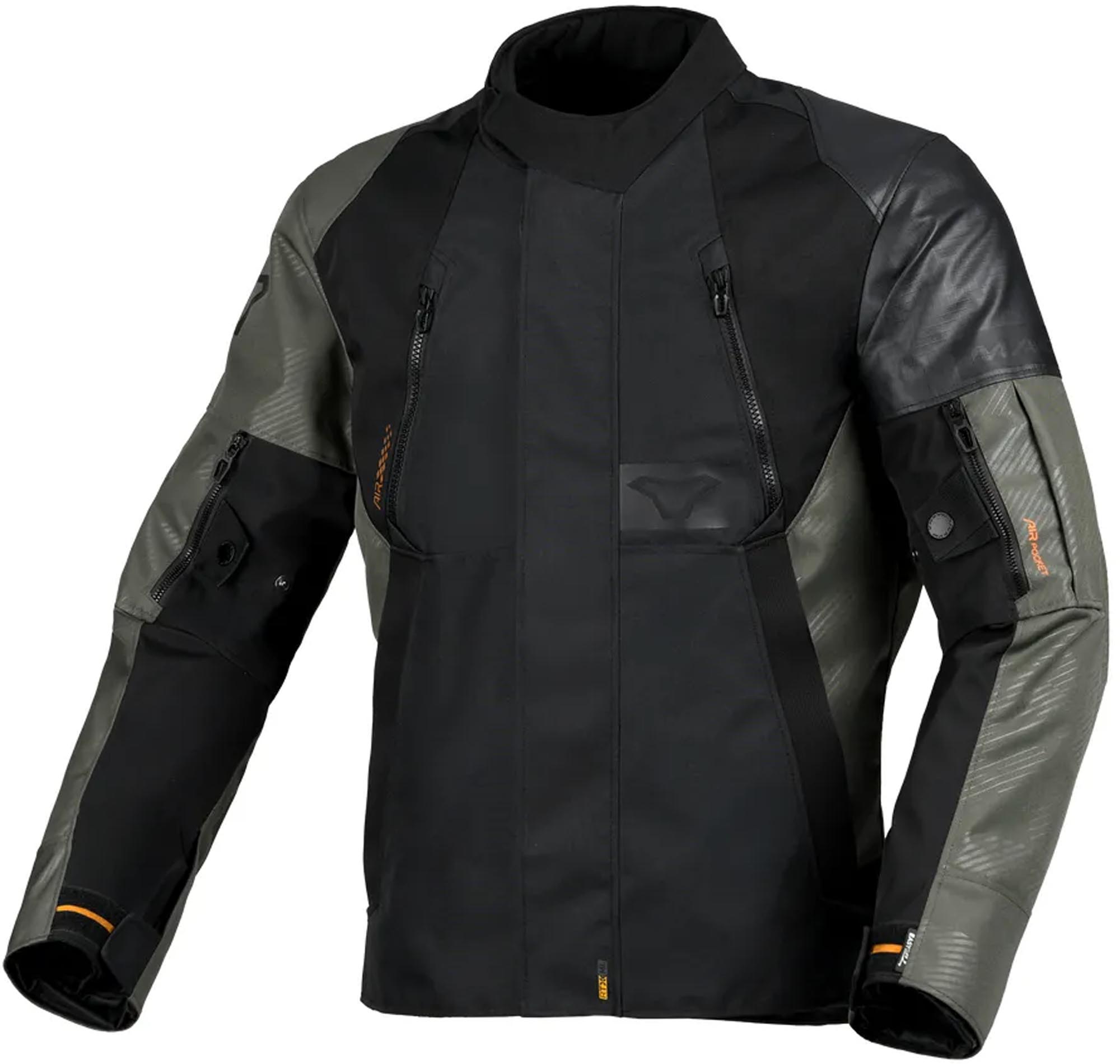 Macna Entrity waterproof Motorcycle Textile Jacket green/black 2XL Figure 1