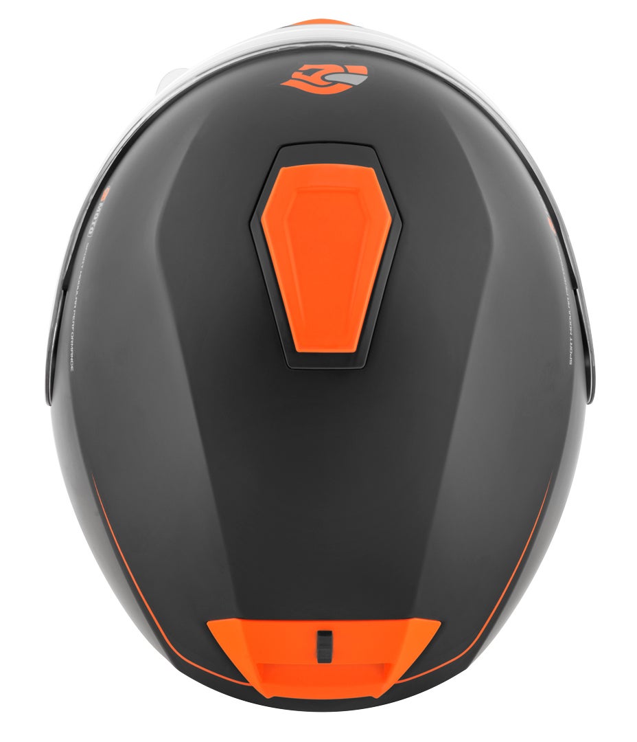 FC-Moto Novo Straight Hjelm sort/orange XXL (63/64) Figur 6