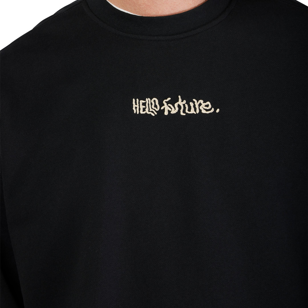FOX Hello Future Oversized Crew Pullover negru L Figura 5