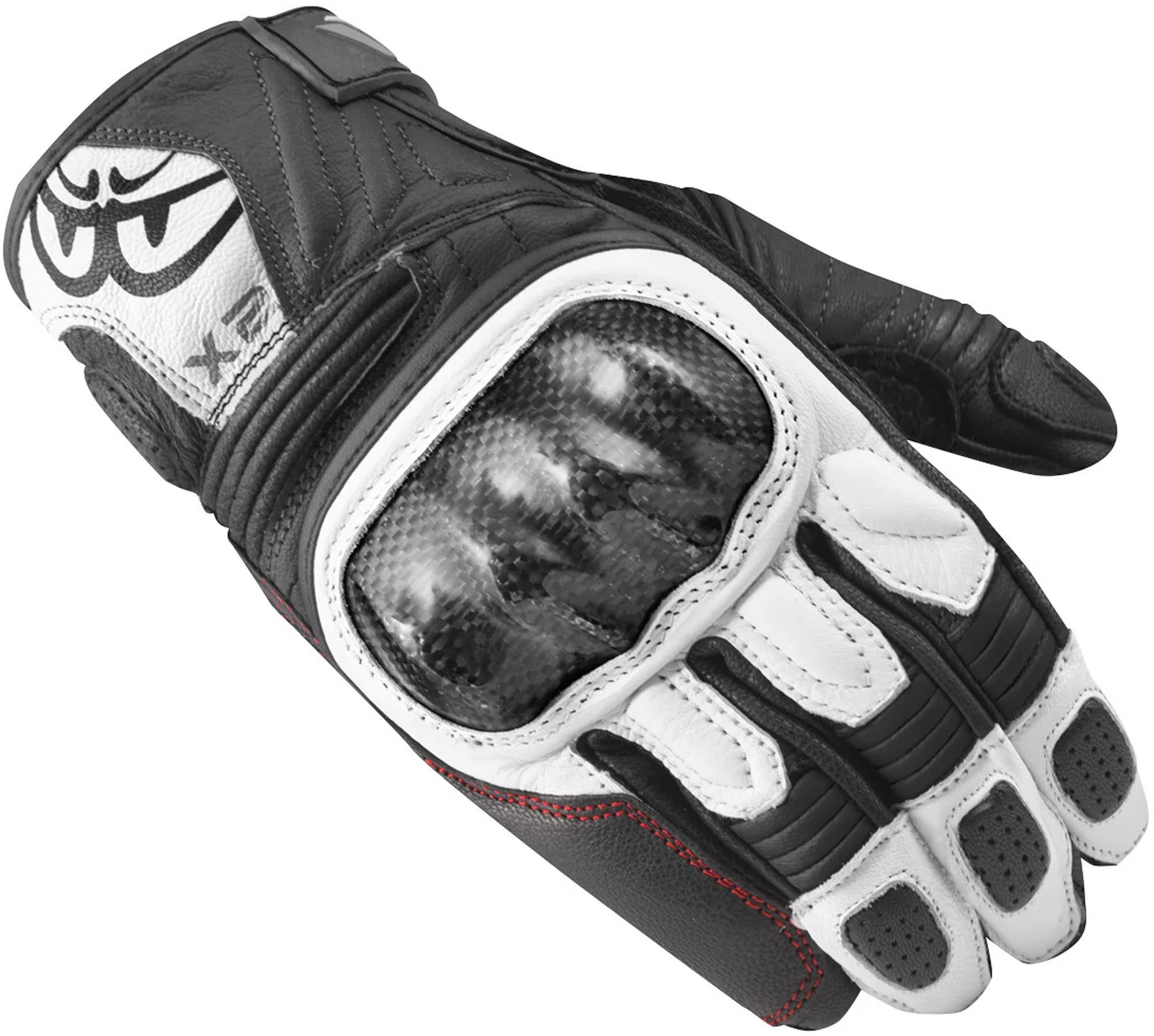 Berik LDX Dame motorcykel handsker Sort/hvid 3XL Figur 1