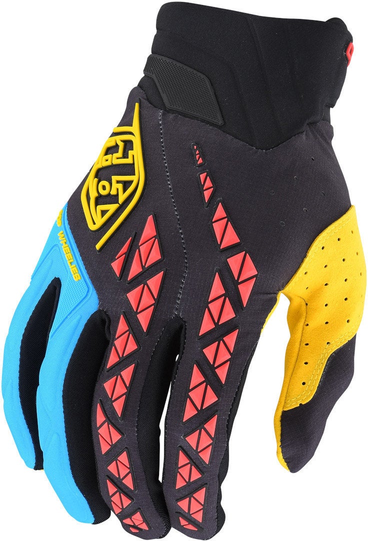 Troy Lee Designs SE Pro Motocross Handschuhe schwarz/gelb 2XL Abbildung 1