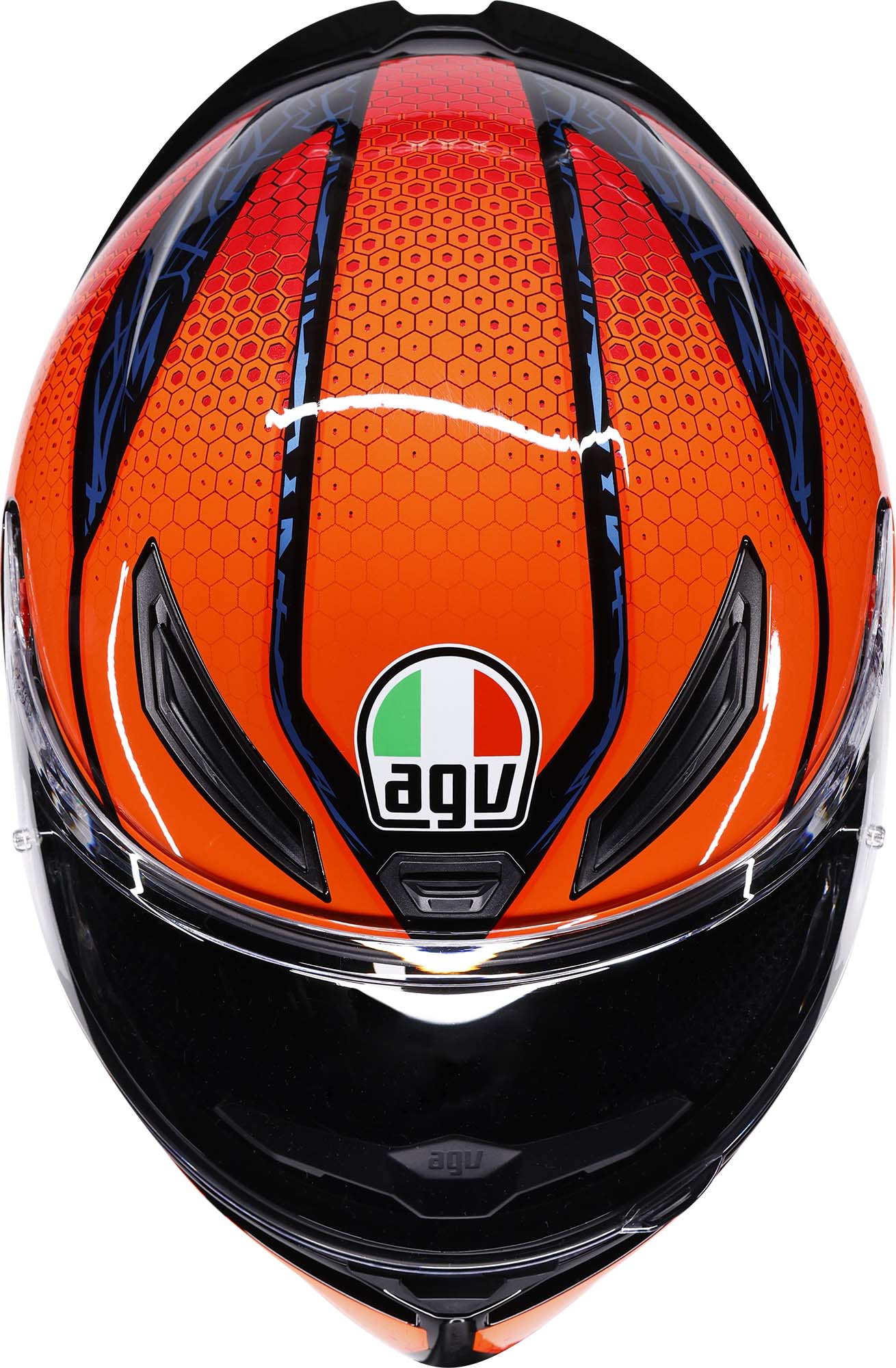 AGV K1 S Speedarmor Helm zwart/blauw/oranje XL (61/62) Figuur 7