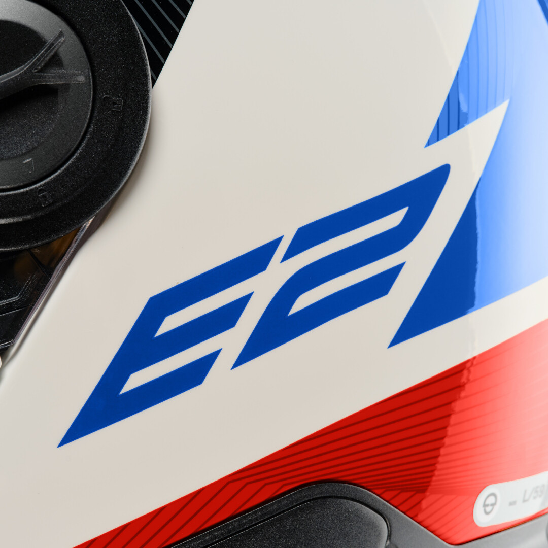 Schuberth E2 Defender Casco bianco/blu/rosso L (59) Figura 6
