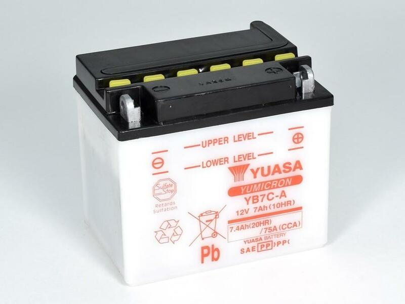 YUASA YB7C-A Baterie fără pachet acid Figura 2