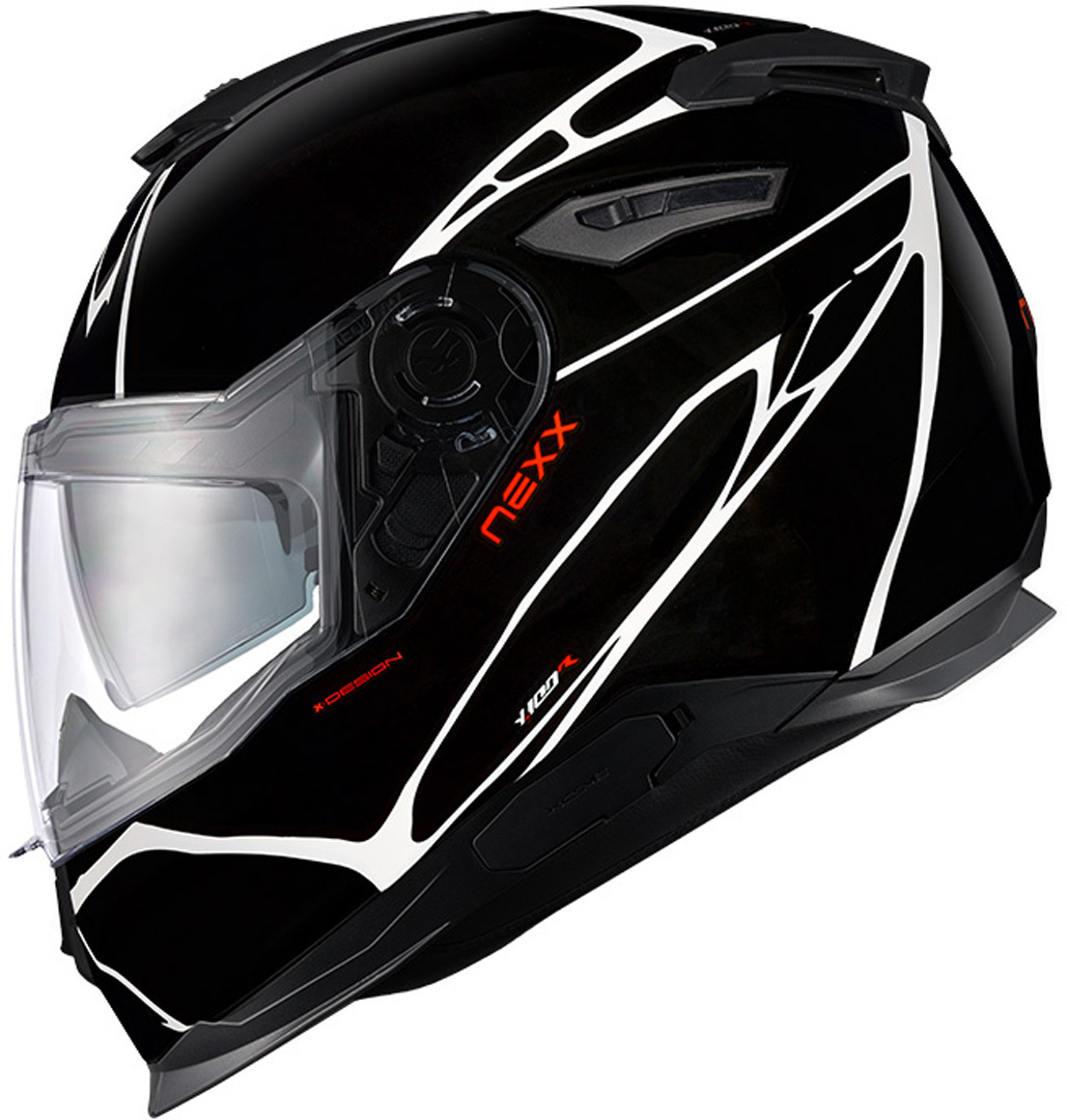 Nexx Y.100 B-Side Helm schwarz/weiß M (57/58) Abbildung 1