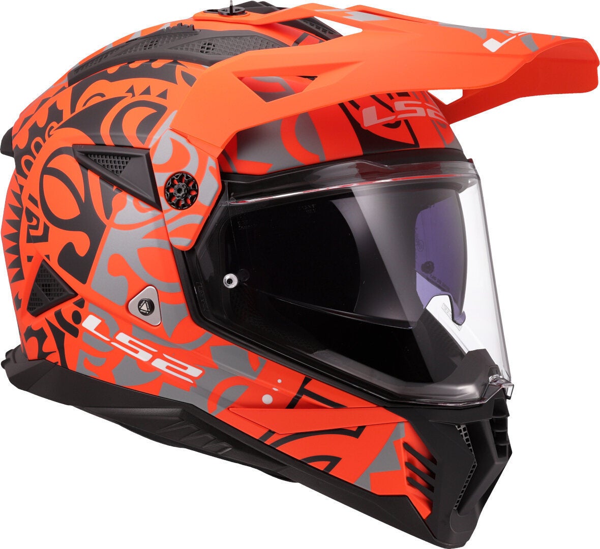 LS2 MX702 Pioneer II Rangi Casque de motocross Orange matt XS (53/54) Figure 7