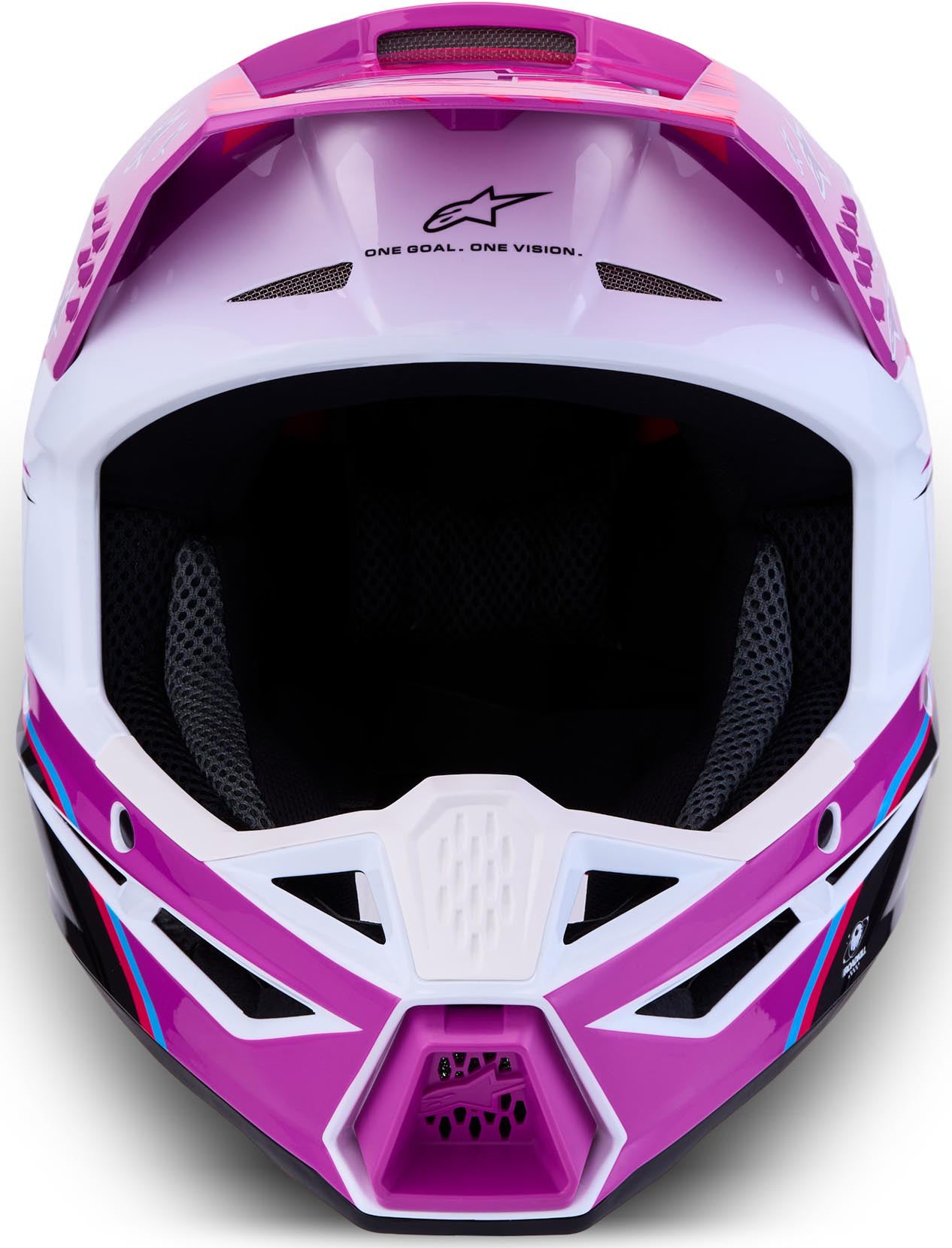 Alpinestars S-M3 Falcon Νεανικό κράνος μοτοκρός μωβ/λευκό Ν/Ζ (48/49) Γράφημα 6