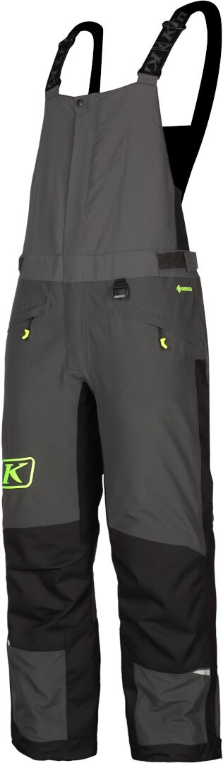 Klim Klimate 2022 Snowmobile Bib Pants grey/black Short L Figure 1