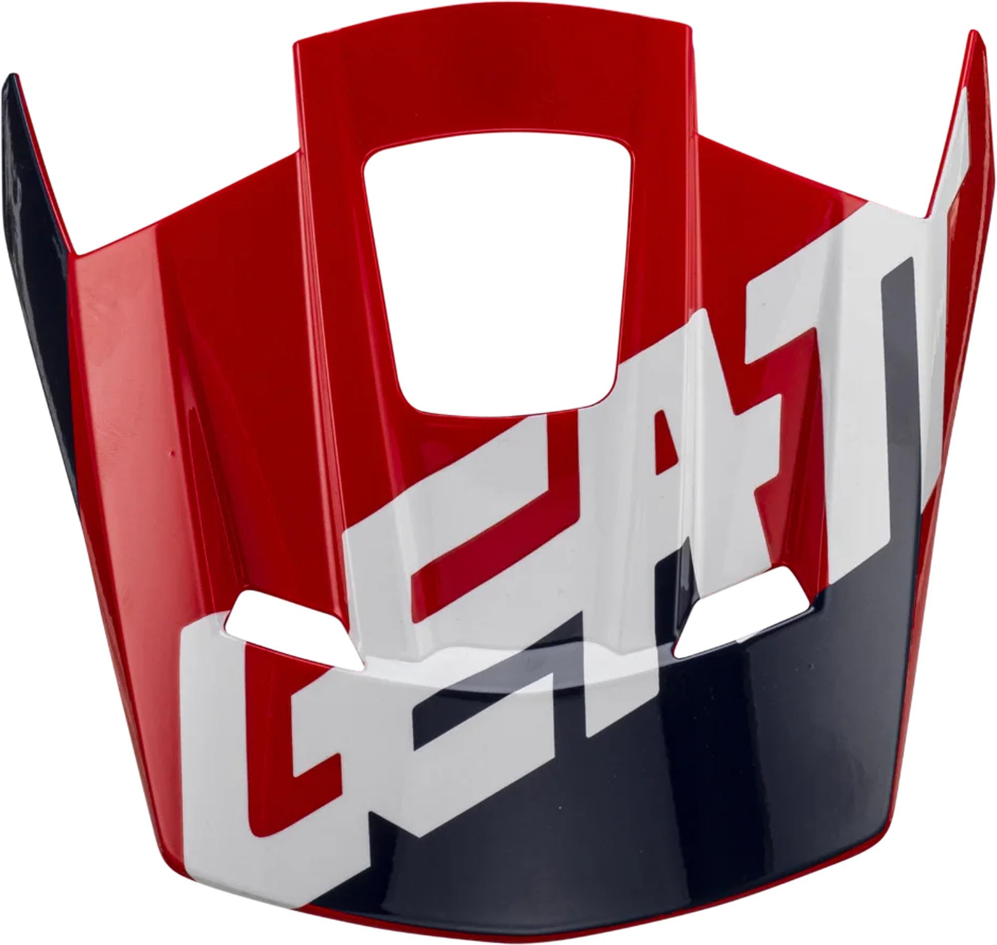 Leatt Moto 2.5 Logo Vârful Casca Alb/Albastru/Roșu XS/S Figura 1
