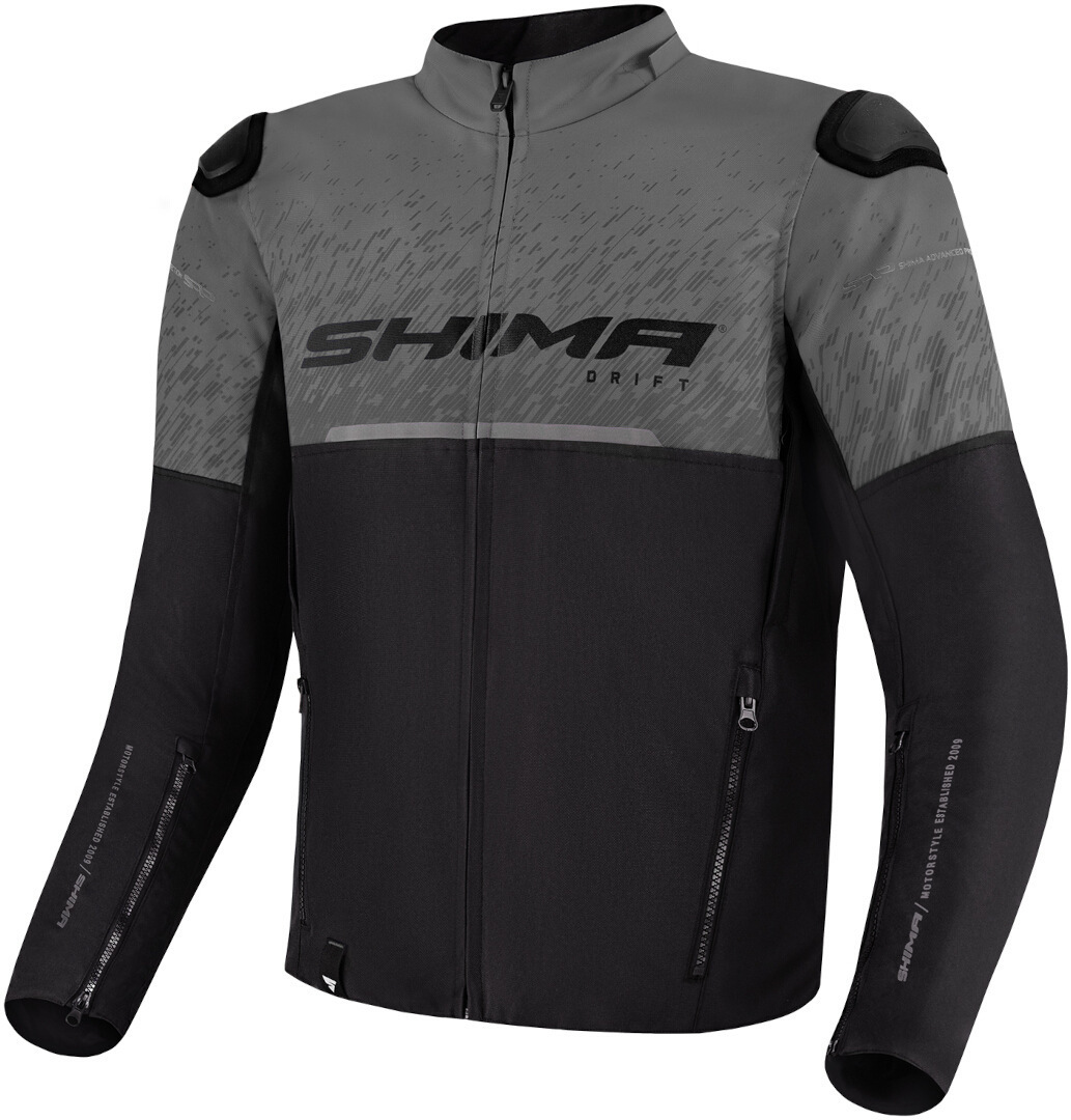 SHIMA Drift Motorcycle Textile Jacket black/grey XL Figure 1