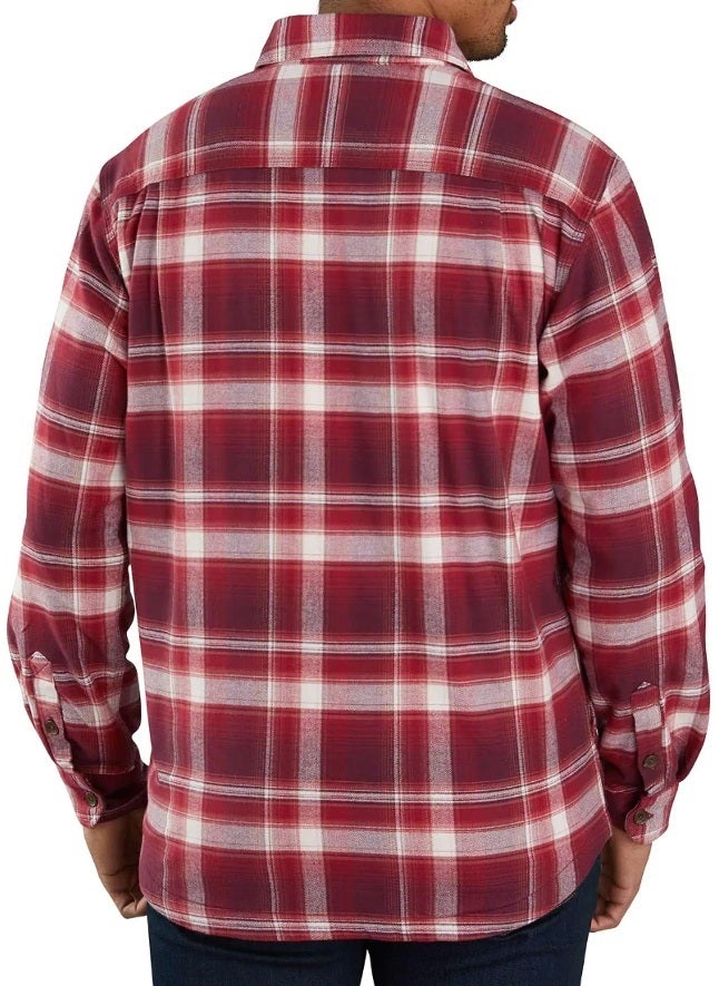 Carhartt Hamilton Fleece Lined Hemd rot M Abbildung 3