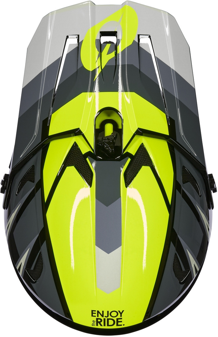 Oneal Sonus Split V.23 Casco Downhill nero/giallo M (57/58) Figura 2