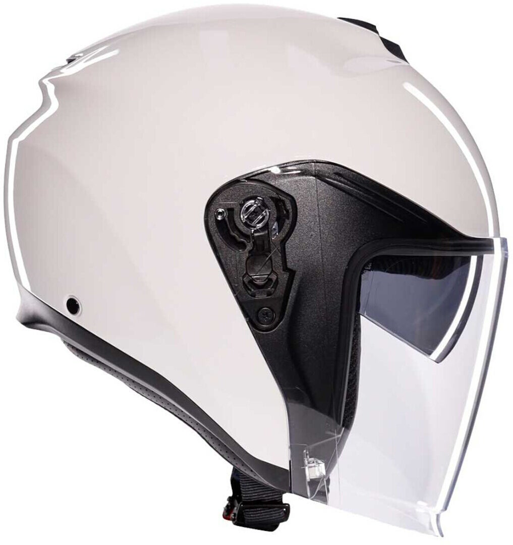 AGV Irides Mono Logo Jethelm weiß M (57/58) Abbildung 8