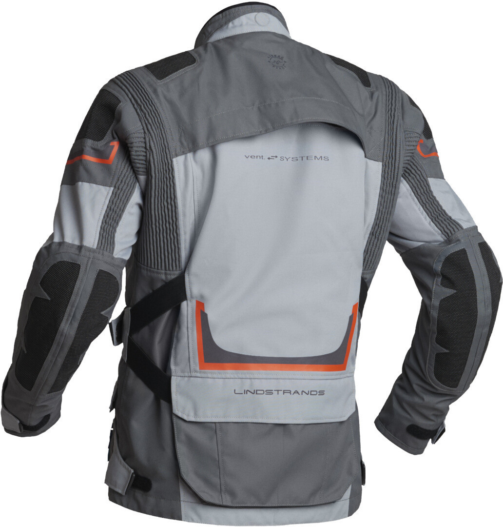Side view of Lindstrands Myrvik waterproof Motorcycle Textile Jacket