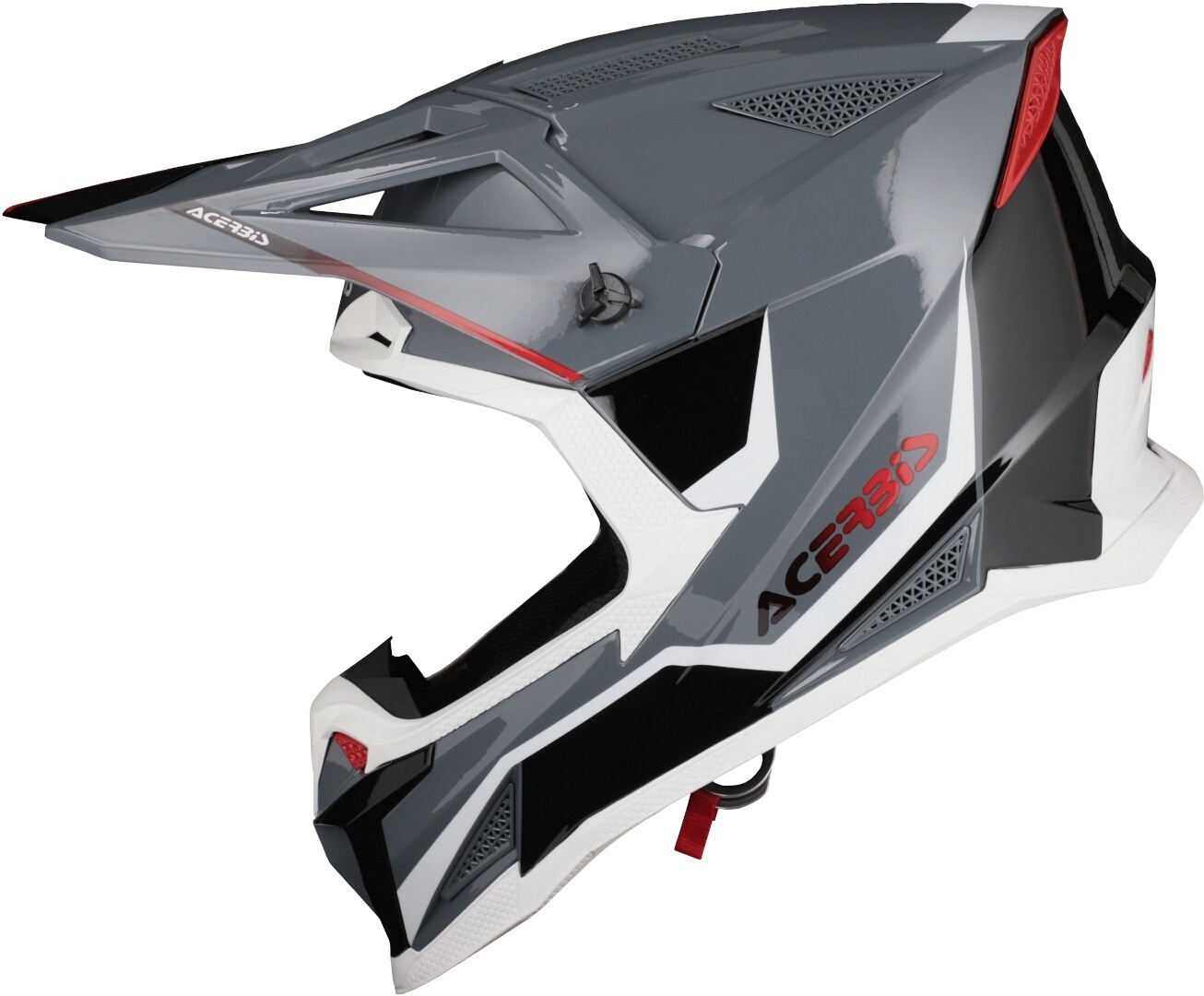 Acerbis T711 Cască de motocross Gri/Alb XXL (63/64) Figura 12