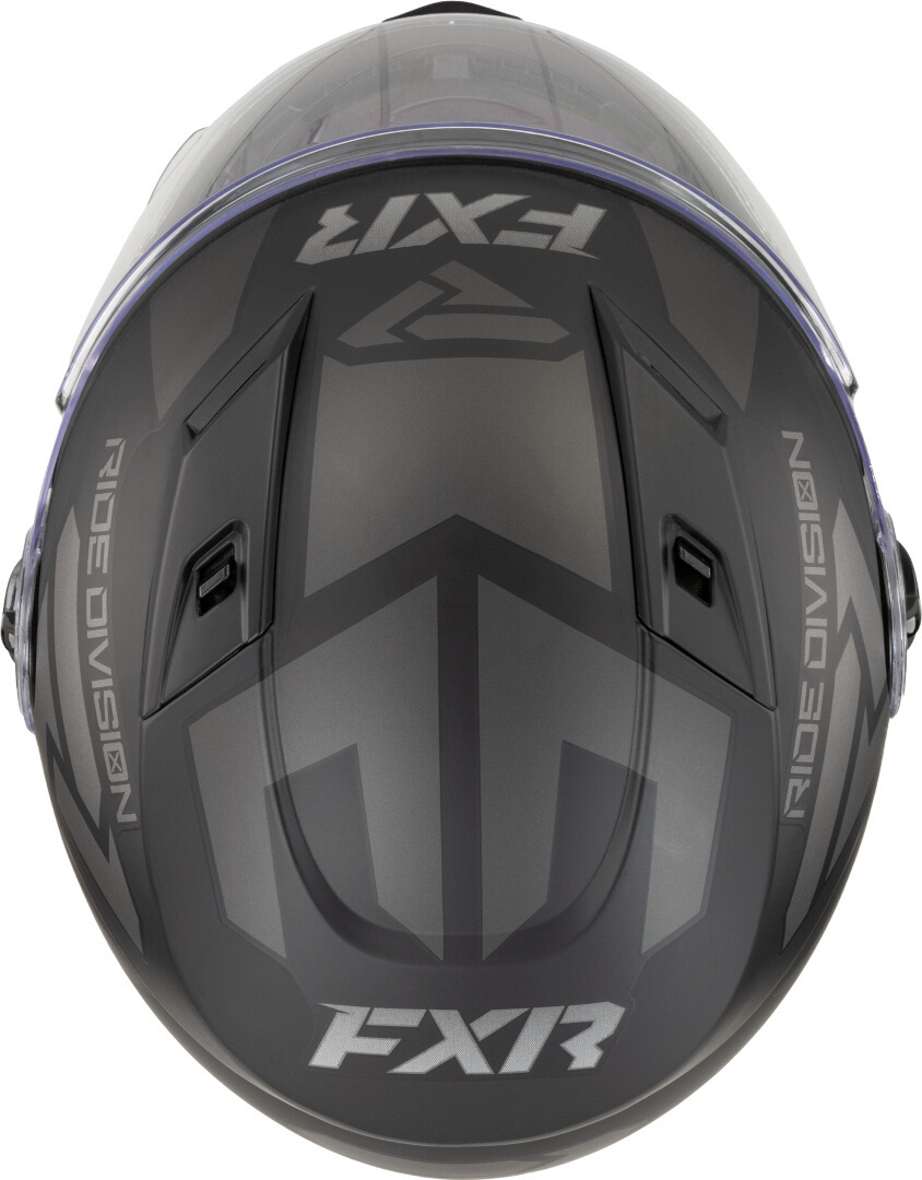 FXR Nitro Core Youth Cască de snowmobil Negru mat/gri S (47/48) Figura 2