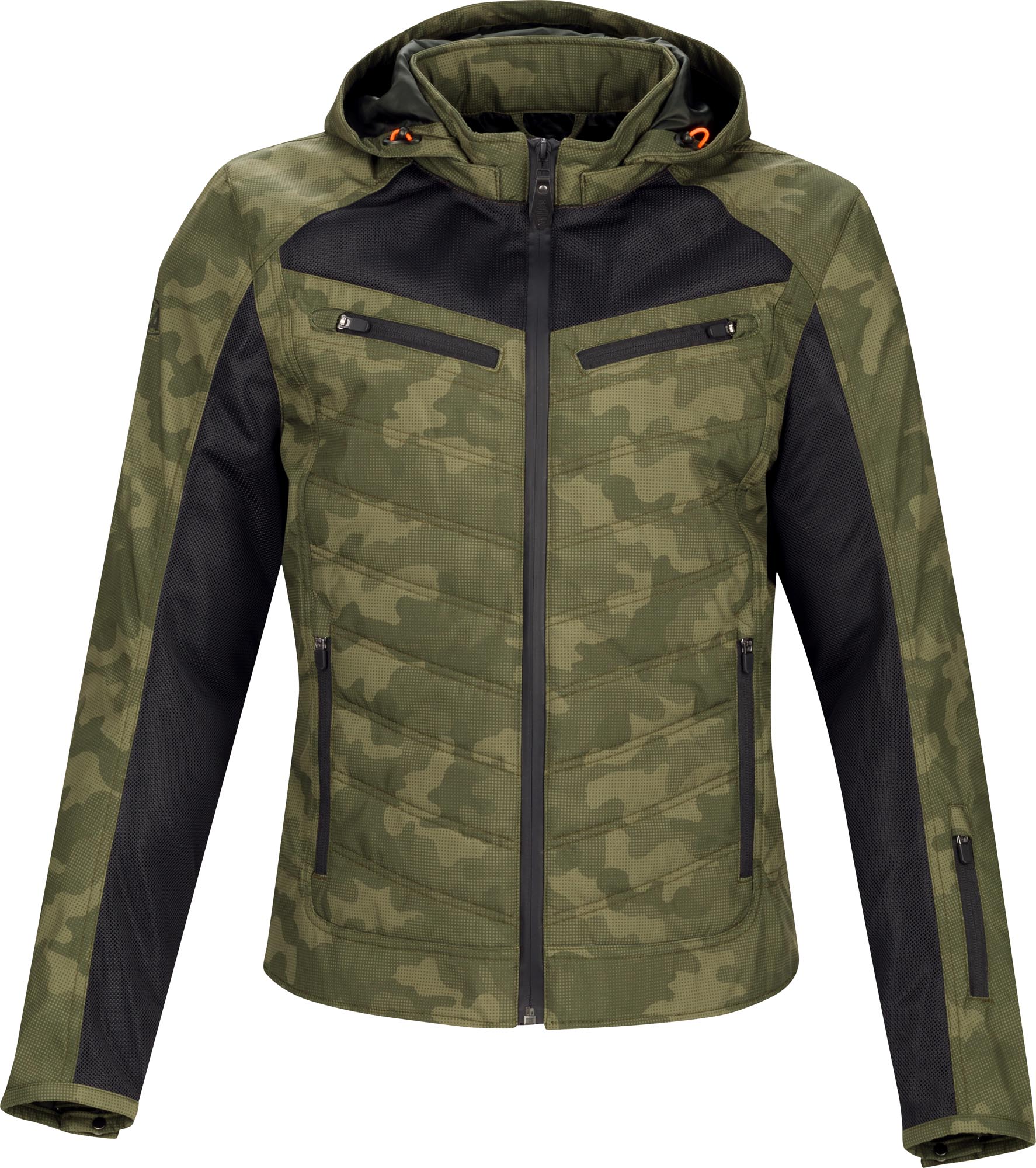 Segura Natcho Vented Softshell Mesh Motorcycle Textile Jacket camouflage/green L Figure 2