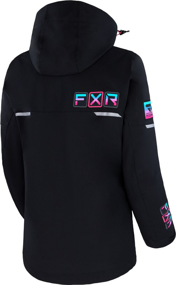 FXR Maverick 2-in-1 Ladies Snowmobile Jacket black/multicoloured 16 Figure 2