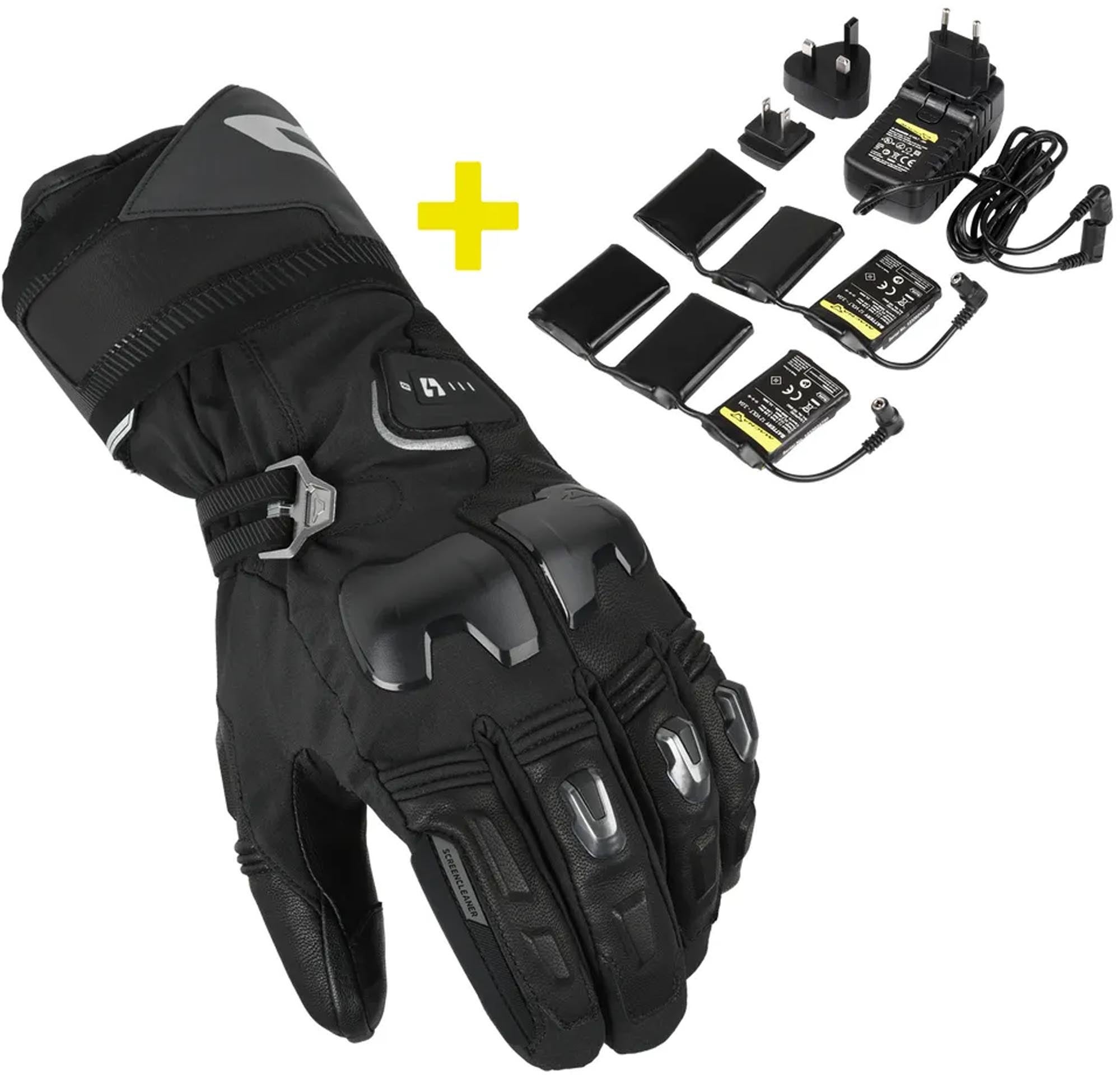 Macna Progress 3.0 RTX DL 12V-3A Kit waterproof heatable Motorcycle Gloves 2XL Figure 1