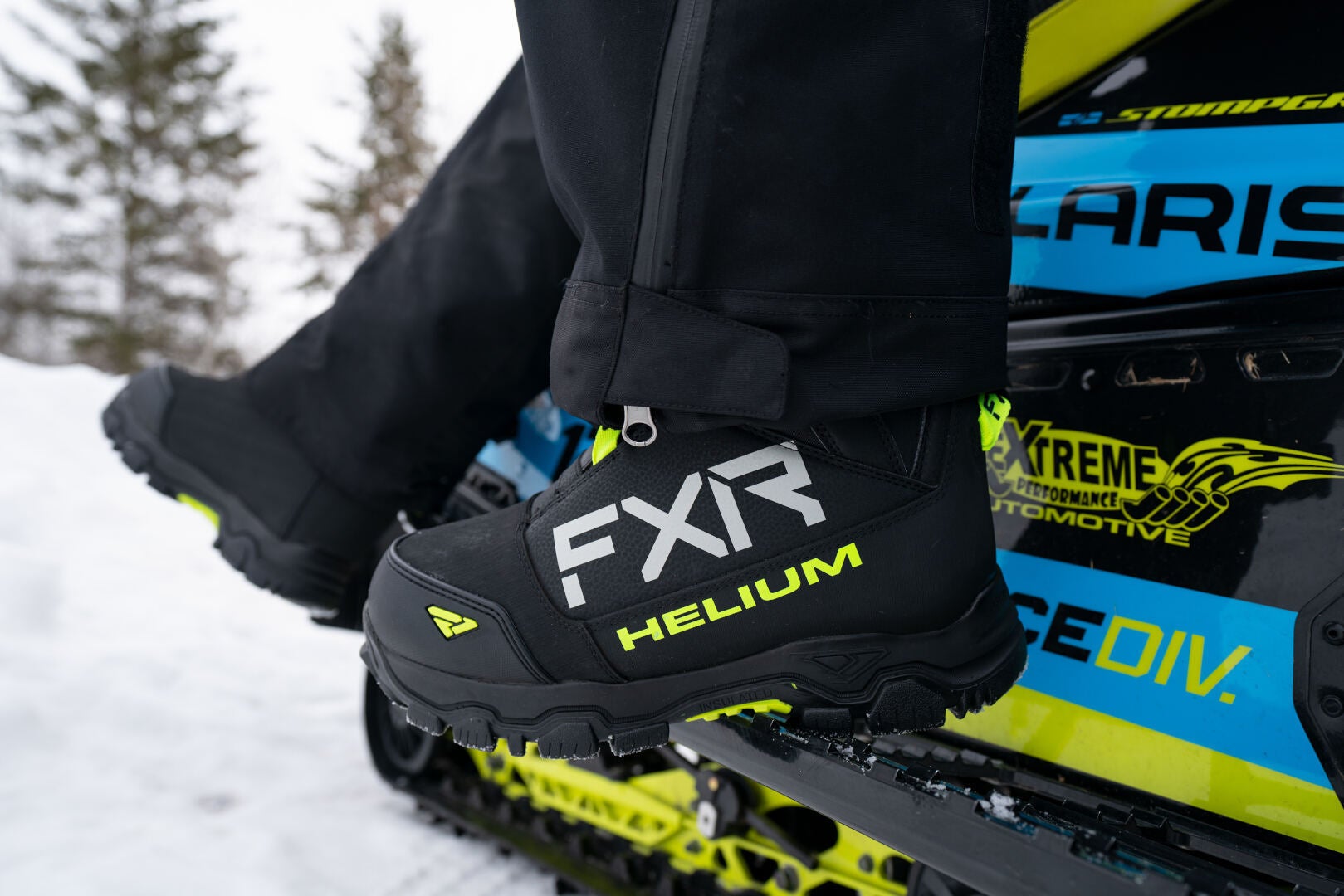 FXR Helium BOA Snowmobile Boots black/yellow 37 Figure 7