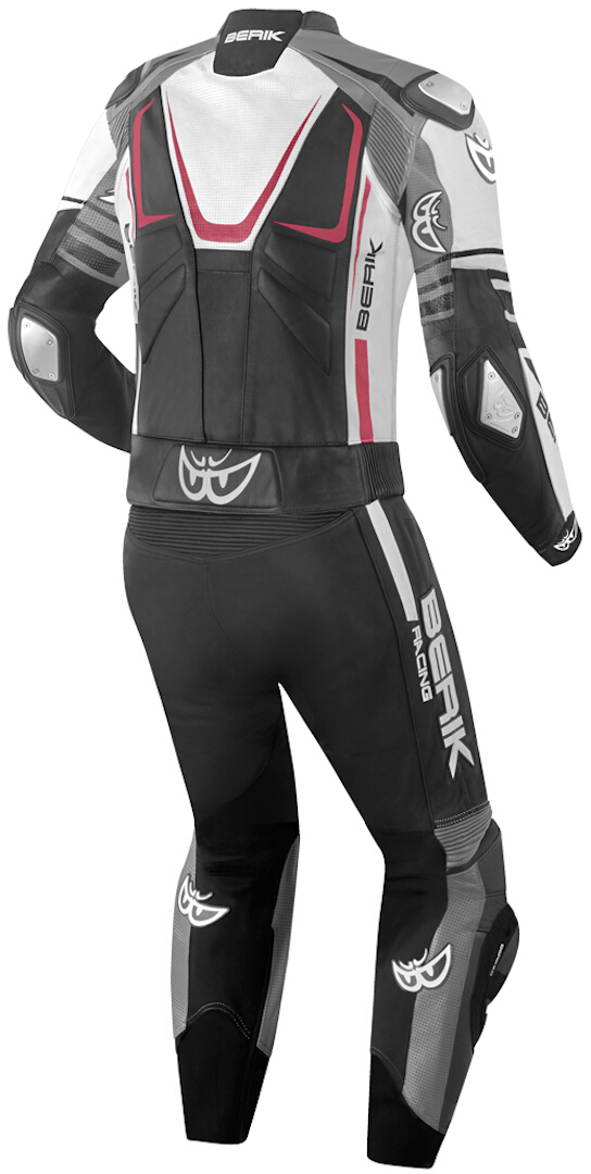 Berik XR-Ace Two Piece Motorcycle Leather Suit black/red/white/grey 60 Figure 2