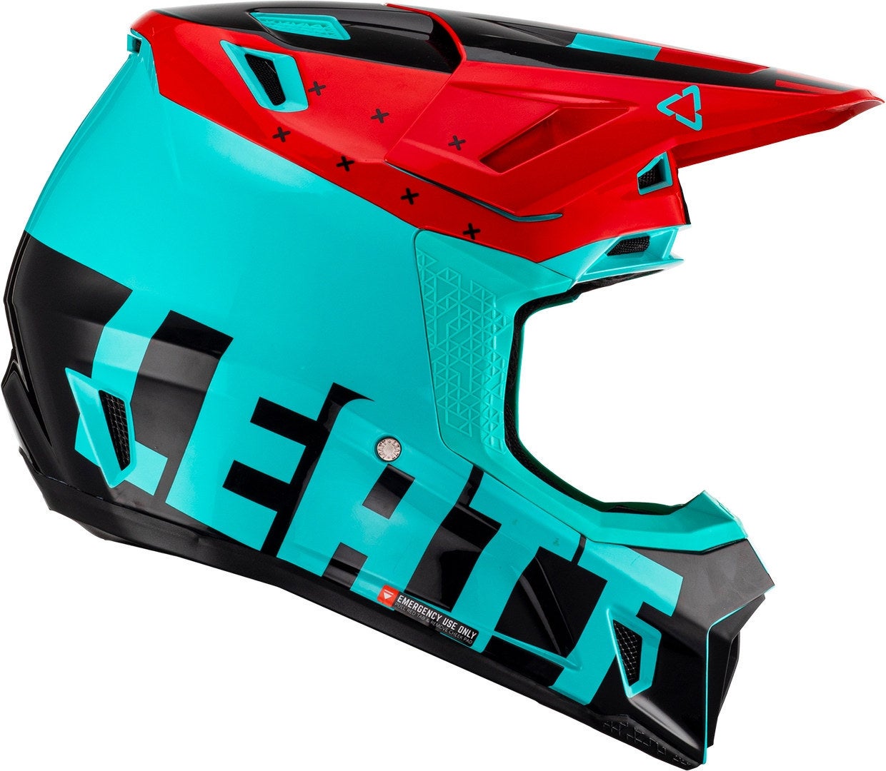 Leatt 7.5 Tricolor Casco da motocross con occhiali blu/rosso M (57/58) Figura 3
