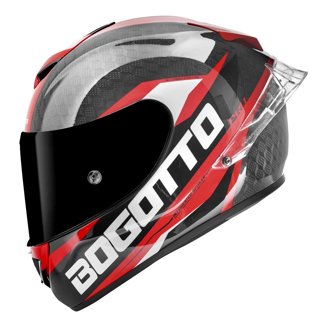 Bogotto FF104 SPN Helm rot/schwarz S Abbildung 3