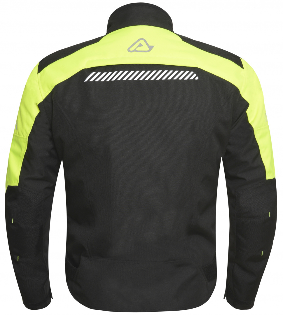 Acerbis Discovery Ghibly Motorcycle Textile Jacket black/neon-yellow 3XL Figure 2