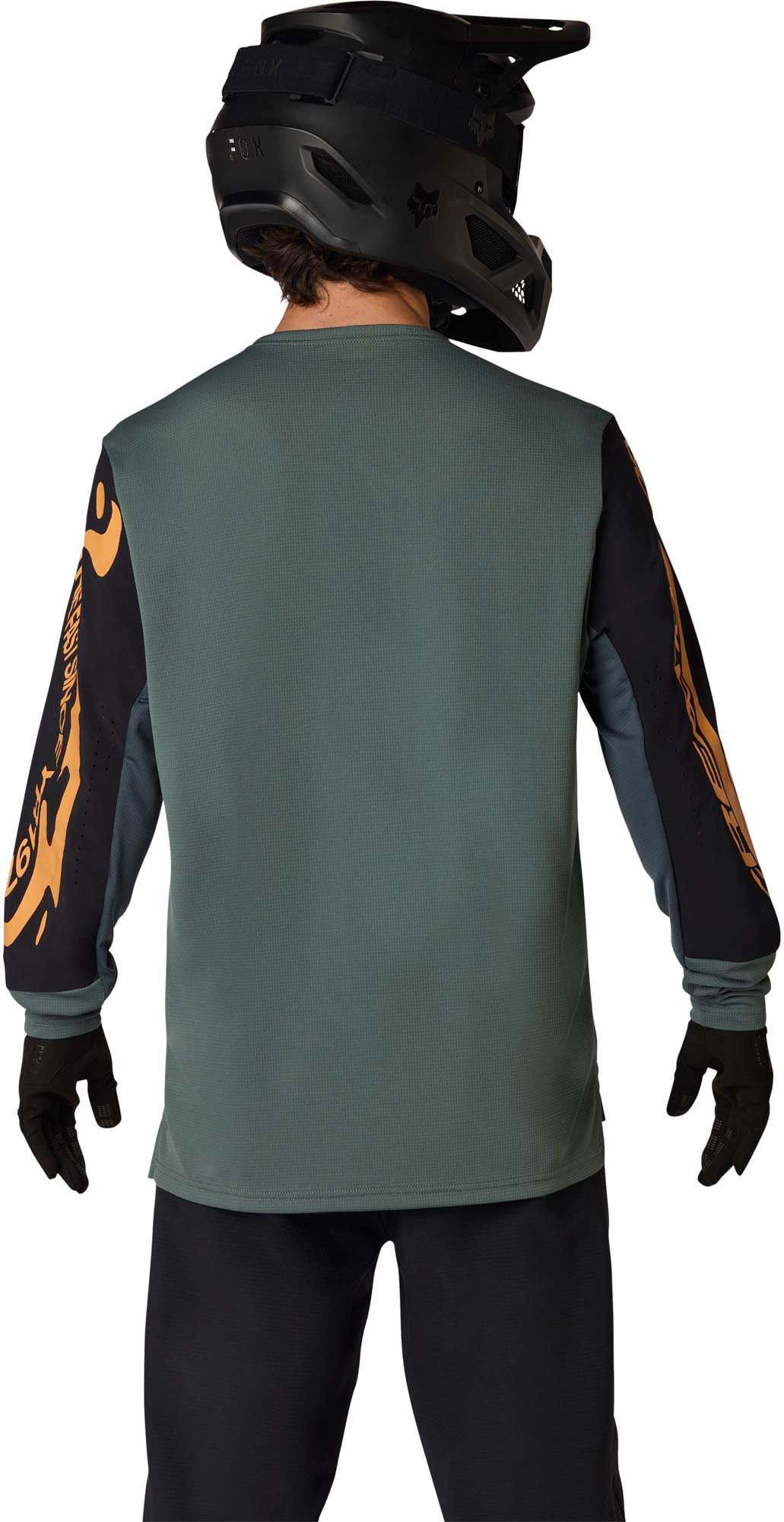 FOX Defend LS Creation Bicycle Jersey green XL Figure 2