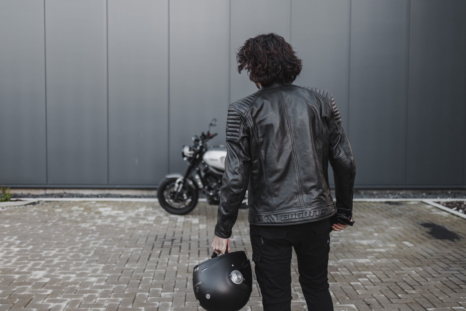 Bogotto Frisco Motorcycle Leather Jacket black 3XL Figure 5