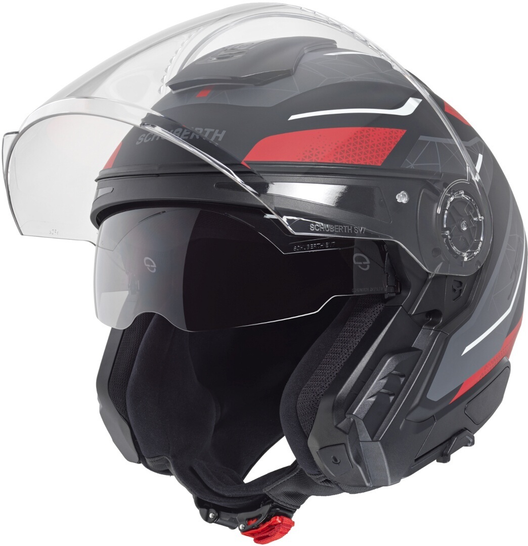 Schuberth J2 Sigma Jethelm anthrazit/rot L (59) Abbildung 5