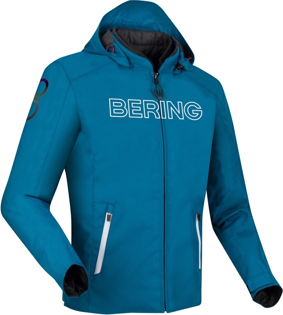 Bering Warwick waterproof Motorcycle Textile Jacket blue/white L Figure 1