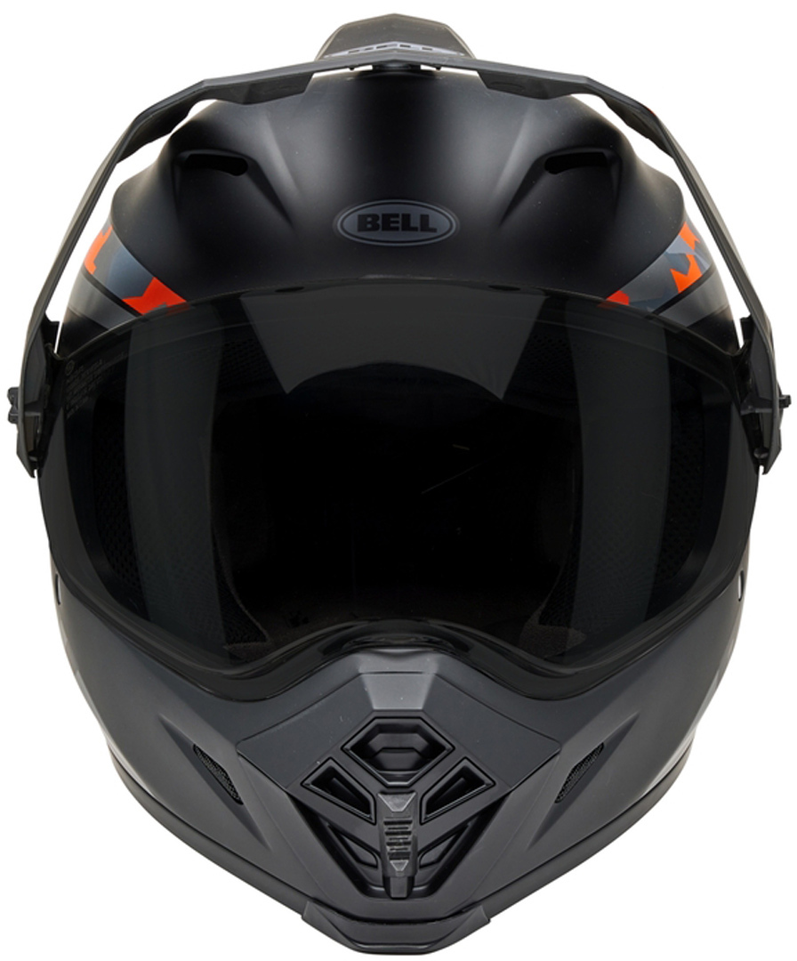 Bell MX-9 Adventure MIPS Enduro Helm grau/orange XL (60/61) Abbildung 9