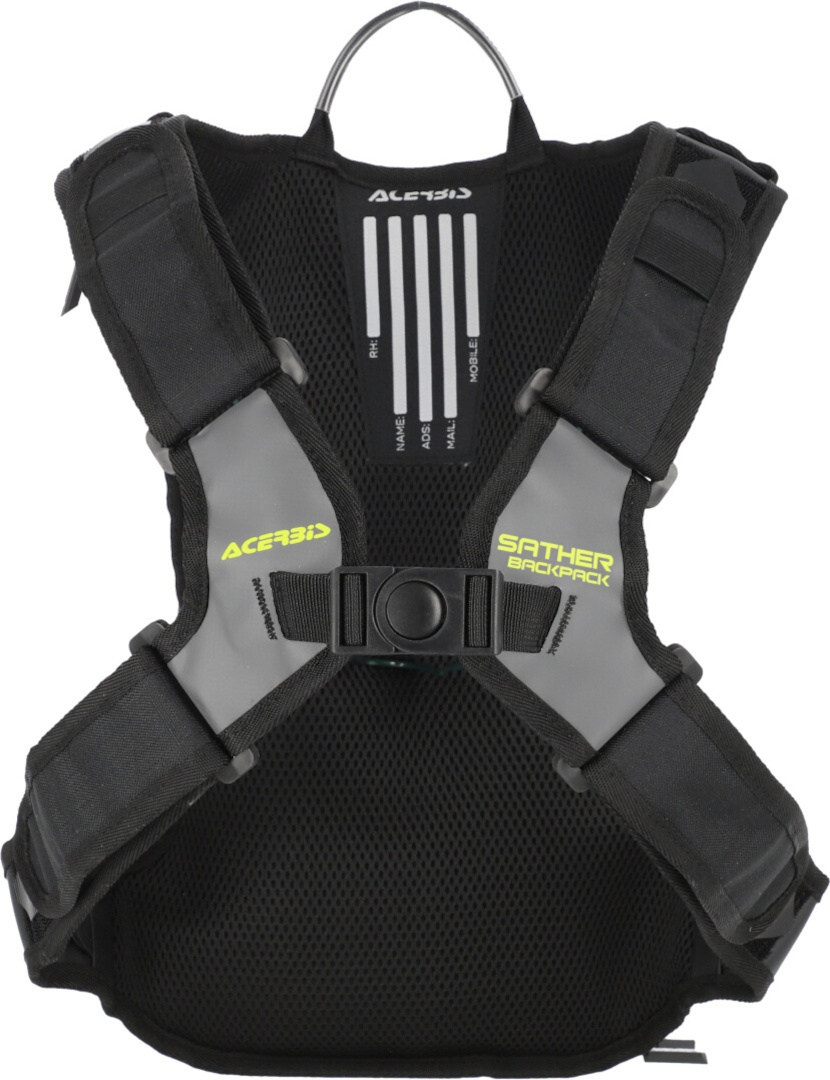 Acerbis Sather Logo 9L Rucsacul de hidratare Negru/gri Figura 3