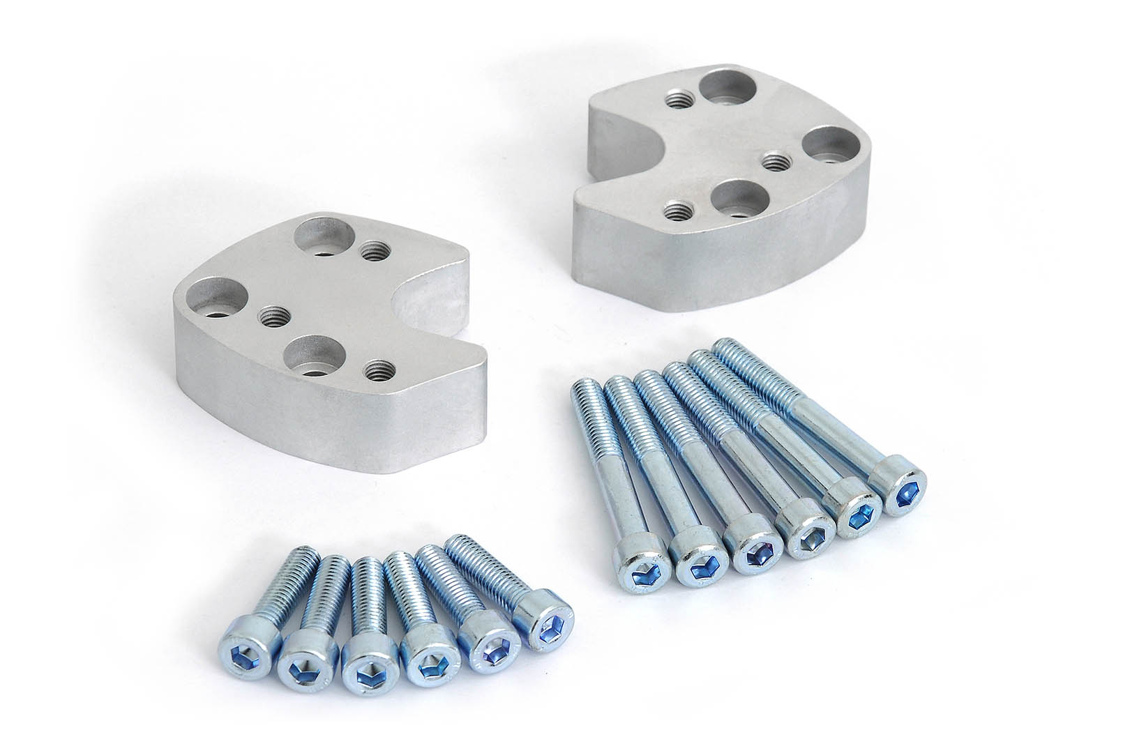 Riser de bară SW-Motech - H=27 mm. Argintiu. Yamaha FJR 1300 (00-05). Figura 1