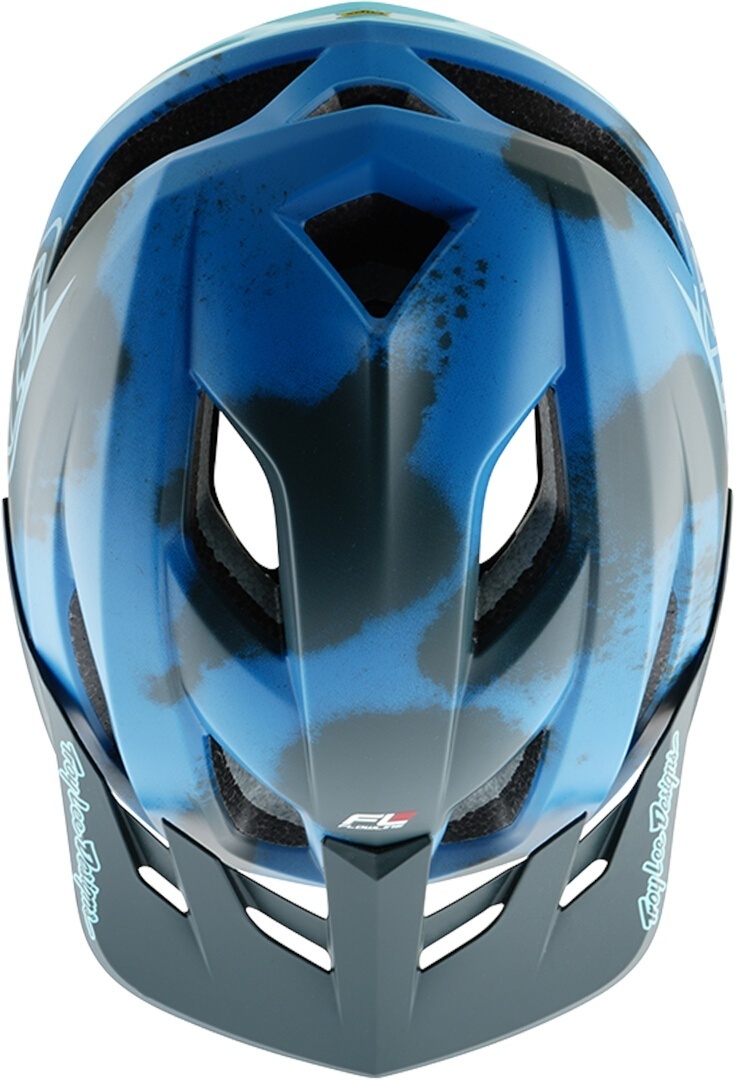 Troy Lee Designs Mips Flowline SE Badge Camo Cykel Hjälm Blå matt/svart XL-XXL (60/63) Figur 3