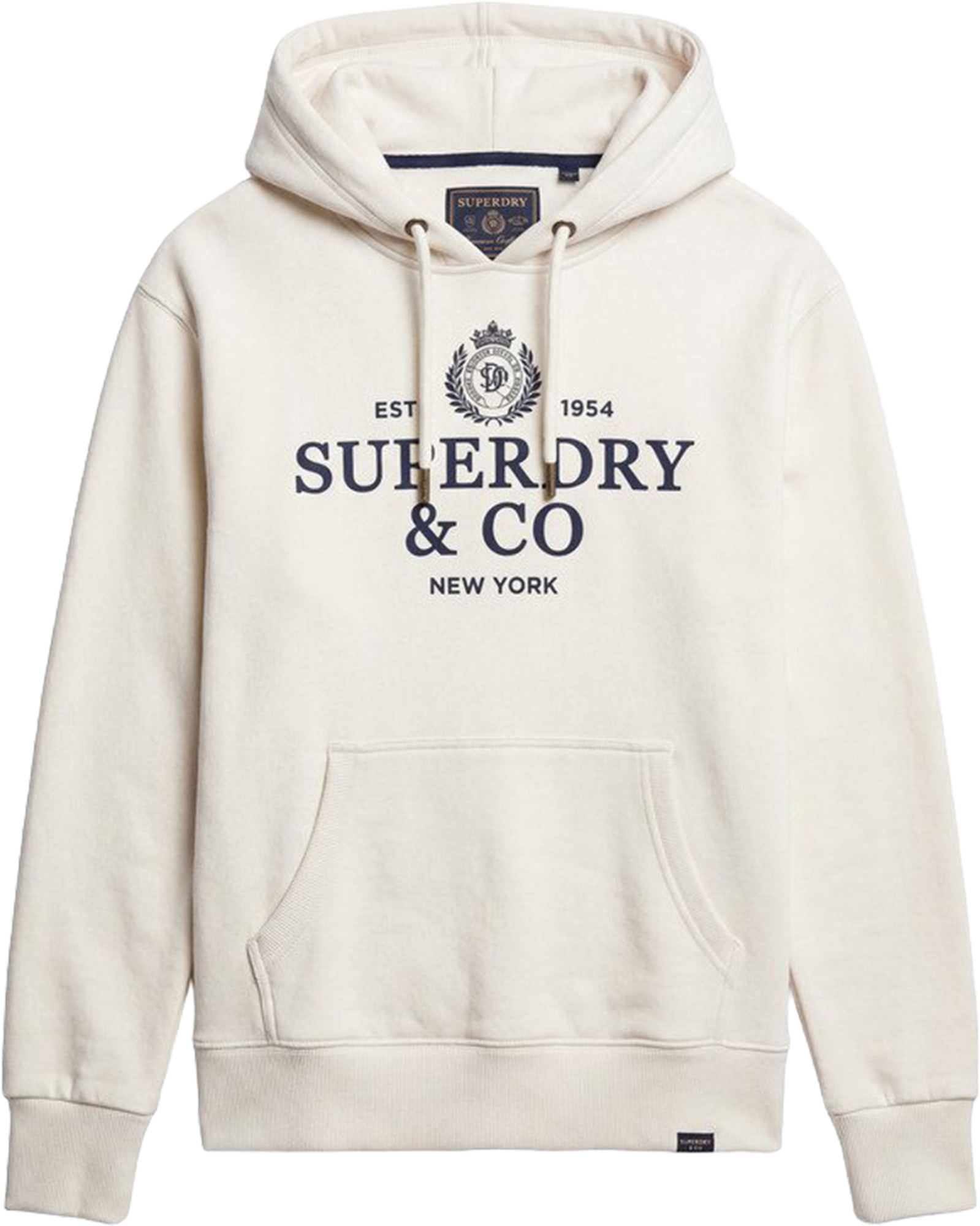 Superdry & Co Company Logo Relaxed Hanorac alb 14 Figura 1
