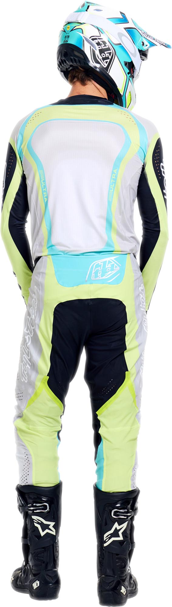 Troy Lee Designs SE Ultra Vision Motocrossbukser hvid/grå 38 Figur 15