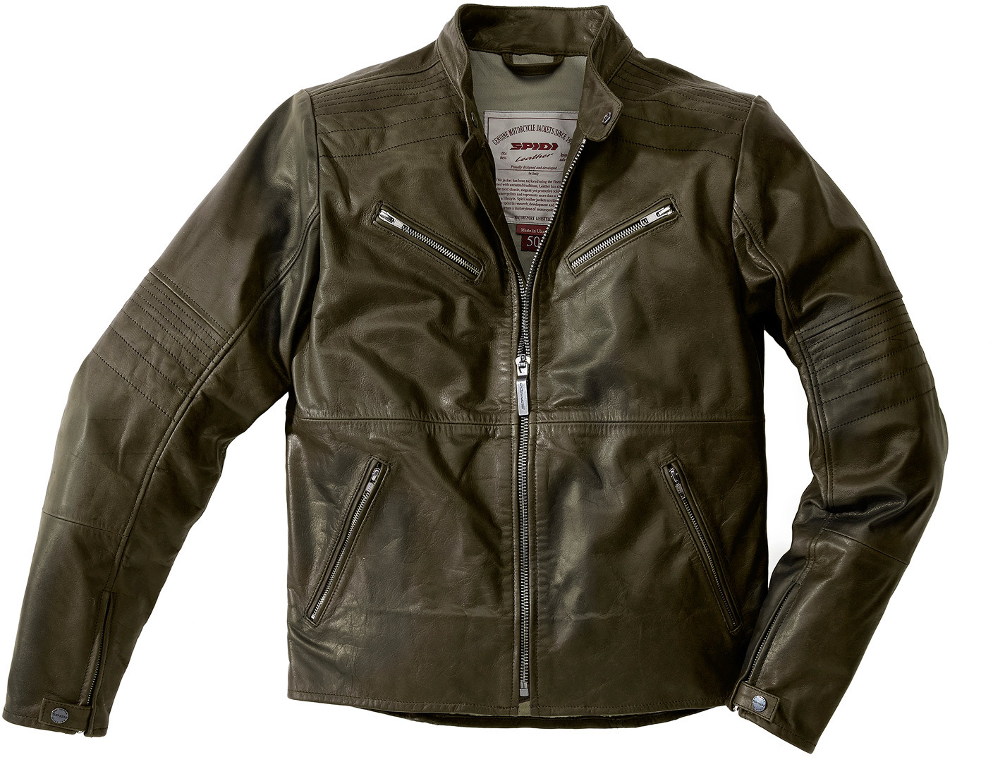 Spidi Garage Motorfiets lederen jas Grafiet 50 Figuur 1